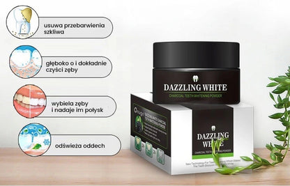 Węgiel aktywny proszek do wybielanie zębów DAZZLING WHITE Onuge